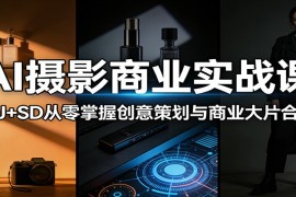 AI摄影商业实战课：MJ SD从零掌握创意策划与商业大片合成