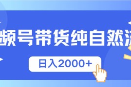 （13998期）视频号带货，纯自然流，起号简单，爆率高轻松日入2000 