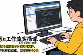 （17615期）n8n工作流实操课（入门 进阶 选修）12个完整案例 JSON文件，带你玩转自动化，效率提升10倍