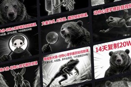 情绪放大镜-动物心理学爆款短视频课，文案公式、AI生图、多平台变现，14天复制20W粉