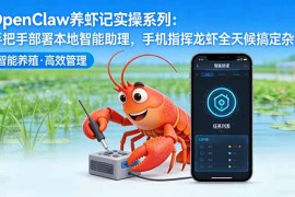 OpenClaw养虾记实操系列：手把手部署本地智能助理，手机指挥龙虾全天候搞定杂活