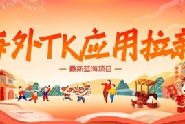 海外TK应用拉新，最新蓝海项目，早做早吃肉，月入5K美刀