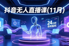 抖音无人直播课(11月