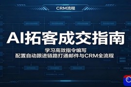AI拓客成交指南：学习高效指令编写，配置自动跟进链路打通邮件与CRM全流程