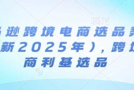 亚马逊跨境电商选品案例(更新2025年3月)，跨境电商利基选品