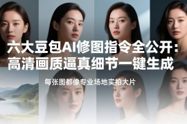 六大豆包AI修图指令全公开：高清画质逼真细节一键生成，每张图都像专业场地实拍大片