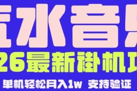 【汽水音乐挂G】26年最新玩法，全自动运行，可矩阵放大，月收5000-1W，独家技术【揭秘】