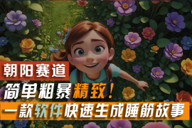 （11405期）利用一款软件5分钟一条爆款睡筋故事，简单粗暴精致！小白月入2w 