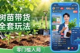 视频号AI树苗带货全套玩法：零门槛入局，掌握豆包、千问等AI工具制作树苗视频的全套流程