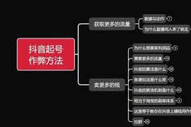 古木抖音起号作弊方法鱼塘起号，获取更多流量，卖更多的钱