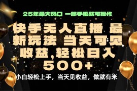 （15926期）当天出收益，新技术、0违规，轻松日入500 