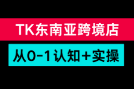TikTok东南亚跨境从0-1认知实操课