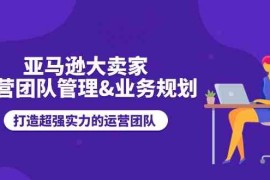 亚马逊大卖家运营团队管理