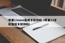 苹果13mini是双卡双待吗（苹果13手机是双卡双待吗）