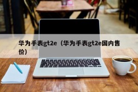 华为手表gt2e（华为手表gt2e国内售价）