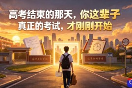 付费文章：高考结束的那天，你这辈子真正的考试，才刚刚开始