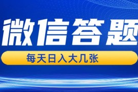 （13473期）微信答题搜一搜，利用AI生成粘贴上传，日入几张轻轻松松