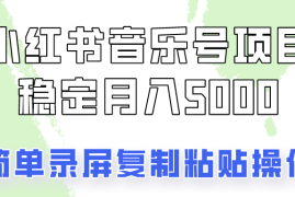 通过音乐号变现，简单的复制粘贴操作，实现每月5000元以上的稳定收入