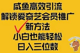 （12464期）闲鱼新赛道变现项目，单号日入2000 最新玩法