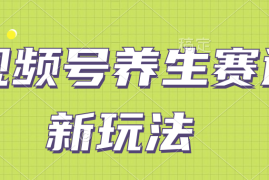 视频号养生赛道新玩法，只需一部手机日入500 ，无需剪辑也能条条原创