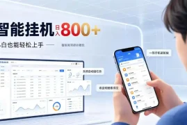居家智能挂G项目，新手也能日入800，全自动运行，设备开启即可产生收益【揭秘】