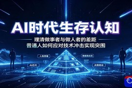 AI时代生存认知：理清做事者与做人者的差距，普通人如何应对技术冲击实现突围
