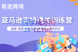 老陈聊跨境·亚马逊实操通关训练营(更新3月)