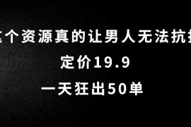 这个资源真的让男人无法抗拒，定价19.9，一天狂出50单，导航语音包变现玩法详细拆解