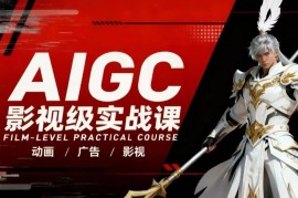 AIGC影视级实战课，动画-广告-影视，商业落地攻略 影视案例拆解