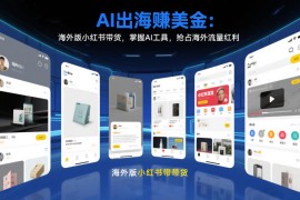 AI出海賺美金：海外版小红书带货，掌握AI工具，抢占海外流量红利(更新2026)