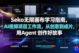 Seko无限画布学习指南，AI视频项目工作流，从创意到成片，用Agent 创作好故事