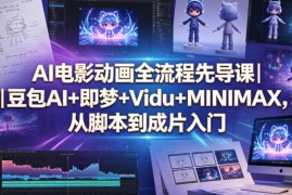 AI电影动画全流程先导课｜豆包AI 即梦 Vidu MINIMAX，从脚本到成片入门