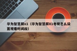 华为智慧屏x1（华为智慧屏X1电视怎么设置观看时间段）