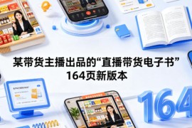 某带货主播出品的《直播带货电子书》164页新版本