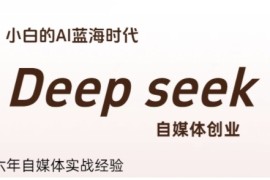 普通人利用Deepseek自媒体创业，零基础友好，小白的AI蓝海时代