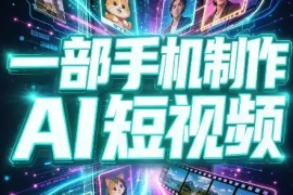 一部手机制作能上热门能变现的AI短视频