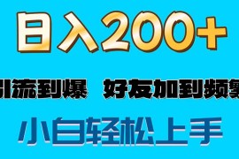 （11629期）s粉变现玩法，一单200 轻松日入1000 好友加到屏蔽