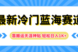 最新冷门蓝海赛道，靠搬运天涯神贴轻松日入1K 