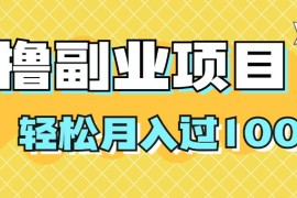 零撸副业项目，零基础，不用投入1分，就可轻松月入过100张，小白、宝妈必备项目，落地保姆级教程