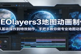 GEOlayers3地图动画制作：从基础操作到特效制作，手把手教你做专业地图动画