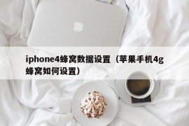 iphone4蜂窝数据设置（苹果手机4g蜂窝如何设置）