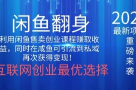 2024闲鱼翻身项目，暴力掘金，新人小白一看就会！（详细教程)