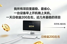 2026全自动广告挂机，官方合作流量，日收益稳定200 