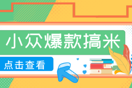 适合普通人的小众爆款搞米赛道，制作极其简单，月收益5000 