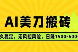 AI美刀搬砖项目 | 日入1500-6000元 | 长久稳运行 | 实地可考察 | 长线项目