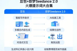 豆包 即梦Seedance 2.0，市面上卖的比较火爆的提示词大合集