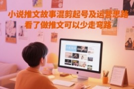 小说推文故事混剪起号及运营思路，看了做推文可以少走弯路