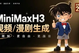 【MiniMaxH3一键懒人整合包】AI视频/漫剧生成工具，支持30_40_50显卡，ComfyUI整合包安装部署！最低8g显存也能跑！