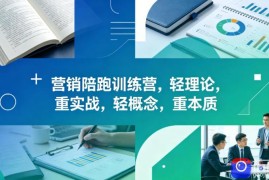 老A营销陪跑训练营，轻理论，重实战，轻概念，重本质(更新2026年6月)