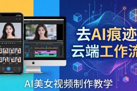AI美女视频制作教学：去AI痕迹，云端工作流出图，手机电脑均可，不需要配置